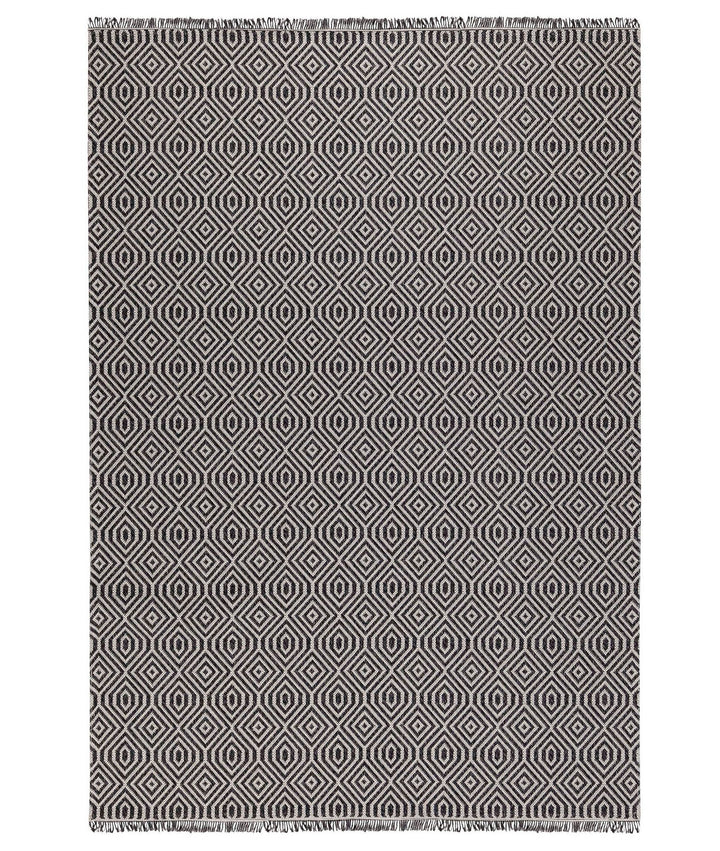 Tapis (150 x 220) 21401A - Black, Grey
