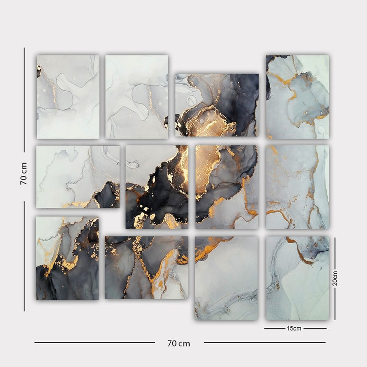 Peinture décorative MDF (12 pièces) 12MDF42YS