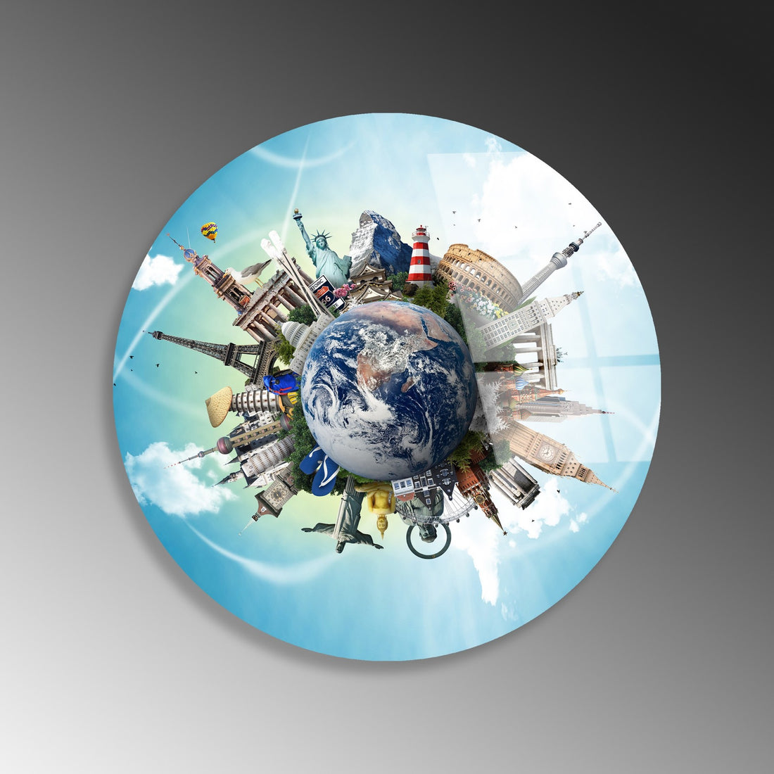 Peinture en verre trempé décoratif UV-1149