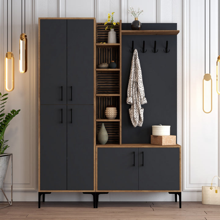 Stand Viyana DA - Walnut, Anthracite