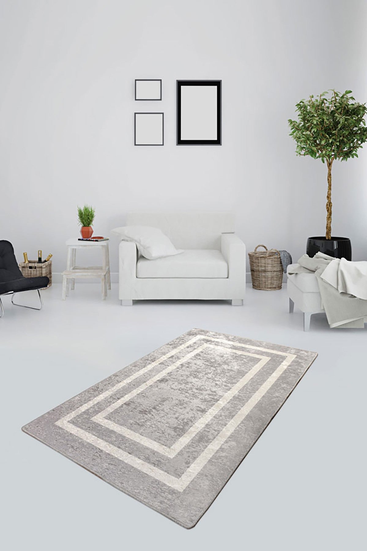 Tapis (160 x 230) Silver