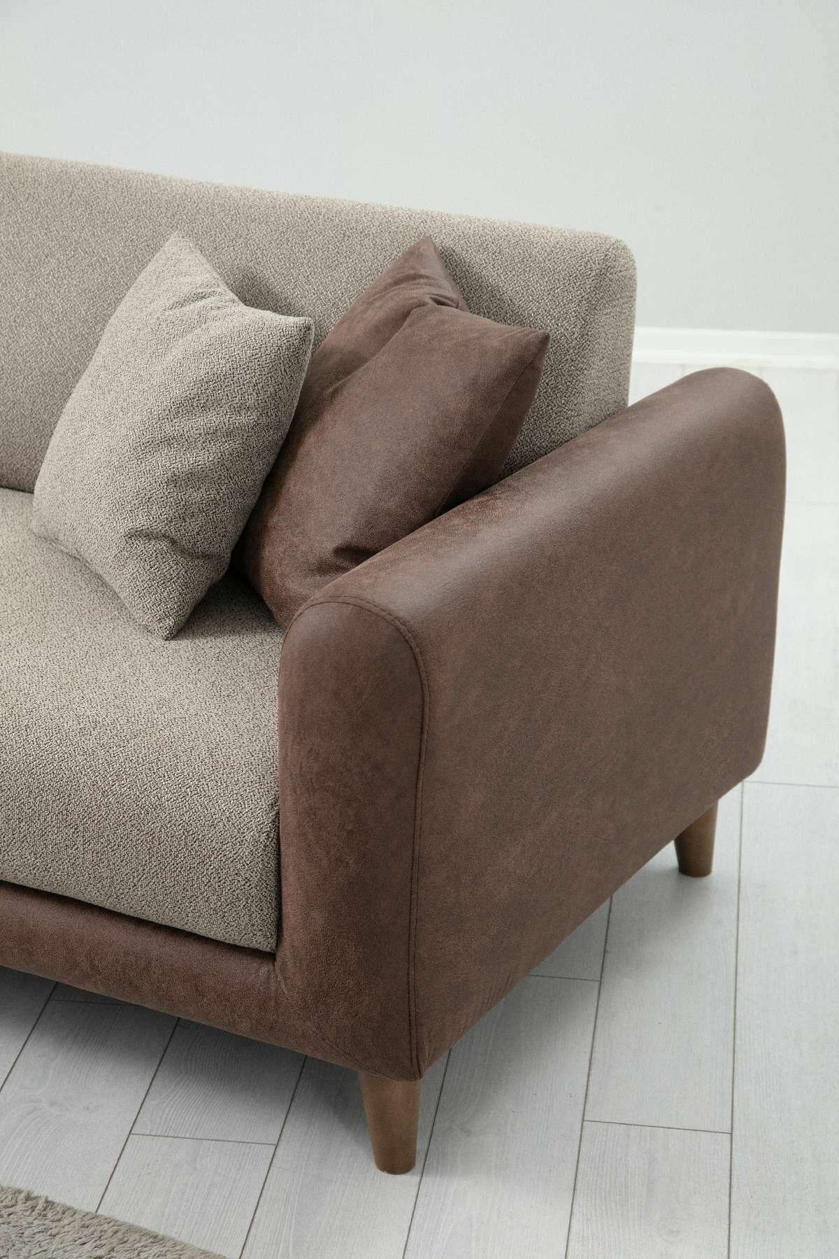 Canapé à 3 places Sare 3 - Brown