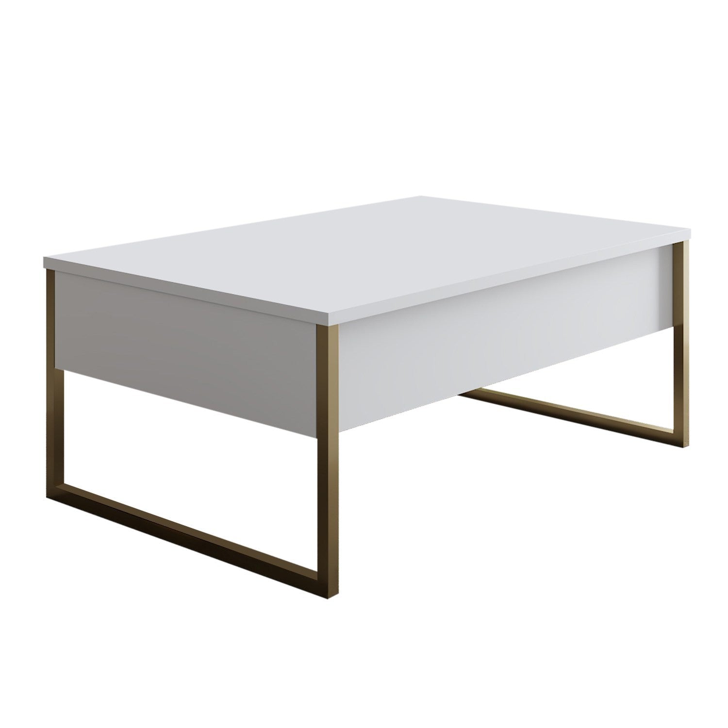 Table basse Luxe - White, Gold