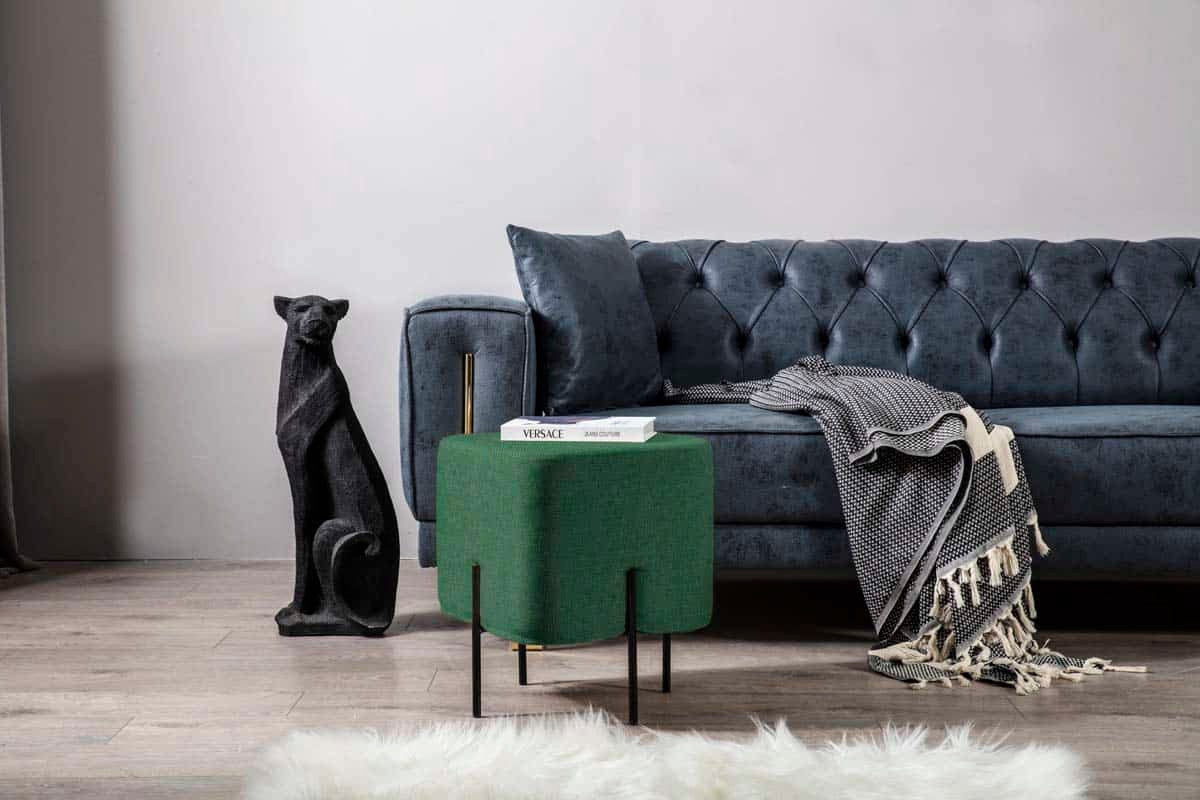 Mono Pouf Vert Sapin