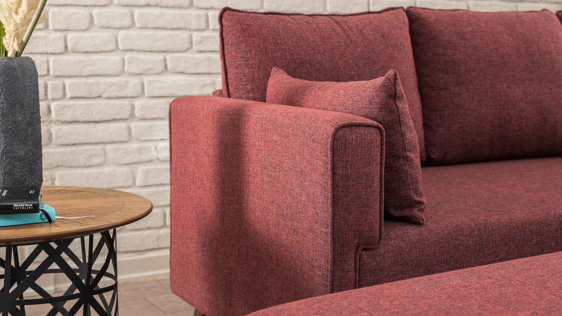 Canapé d'angle Bella Corner Sofa Right 2 - Claret Red