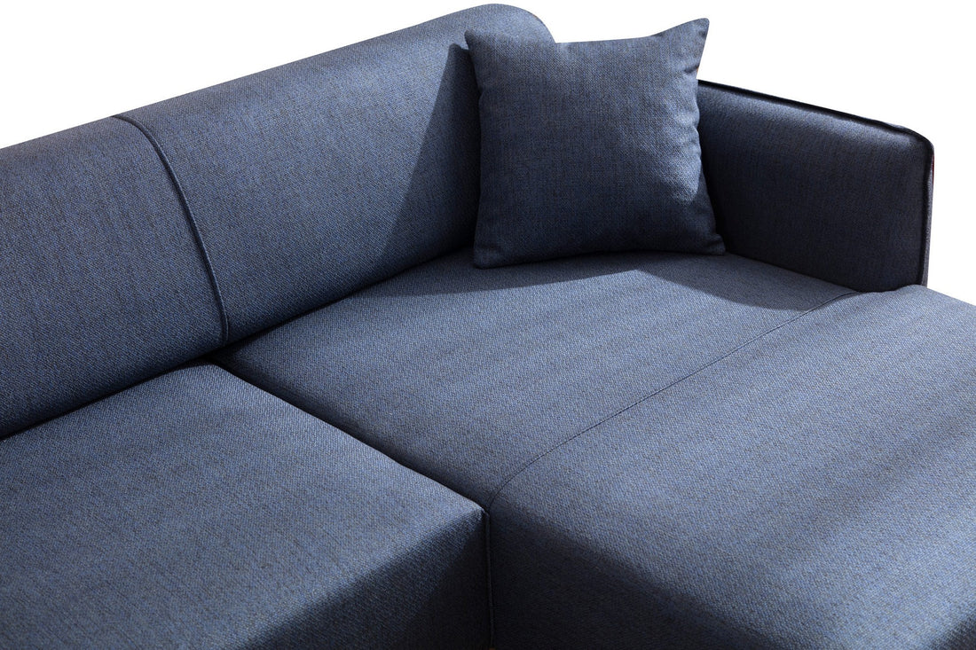Canapé d'angle Belissimo Right - Blue