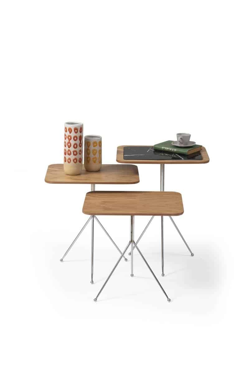 Diamond gigognes table noire