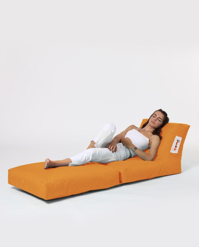 Pouf de jardin Siesta Sofa Bed Pouf - Orange