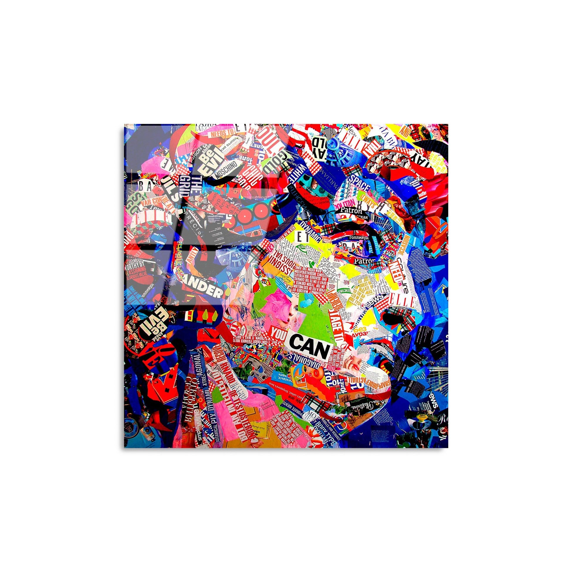 Peinture en verre trempé décoratif UV-813 - 50 x 50