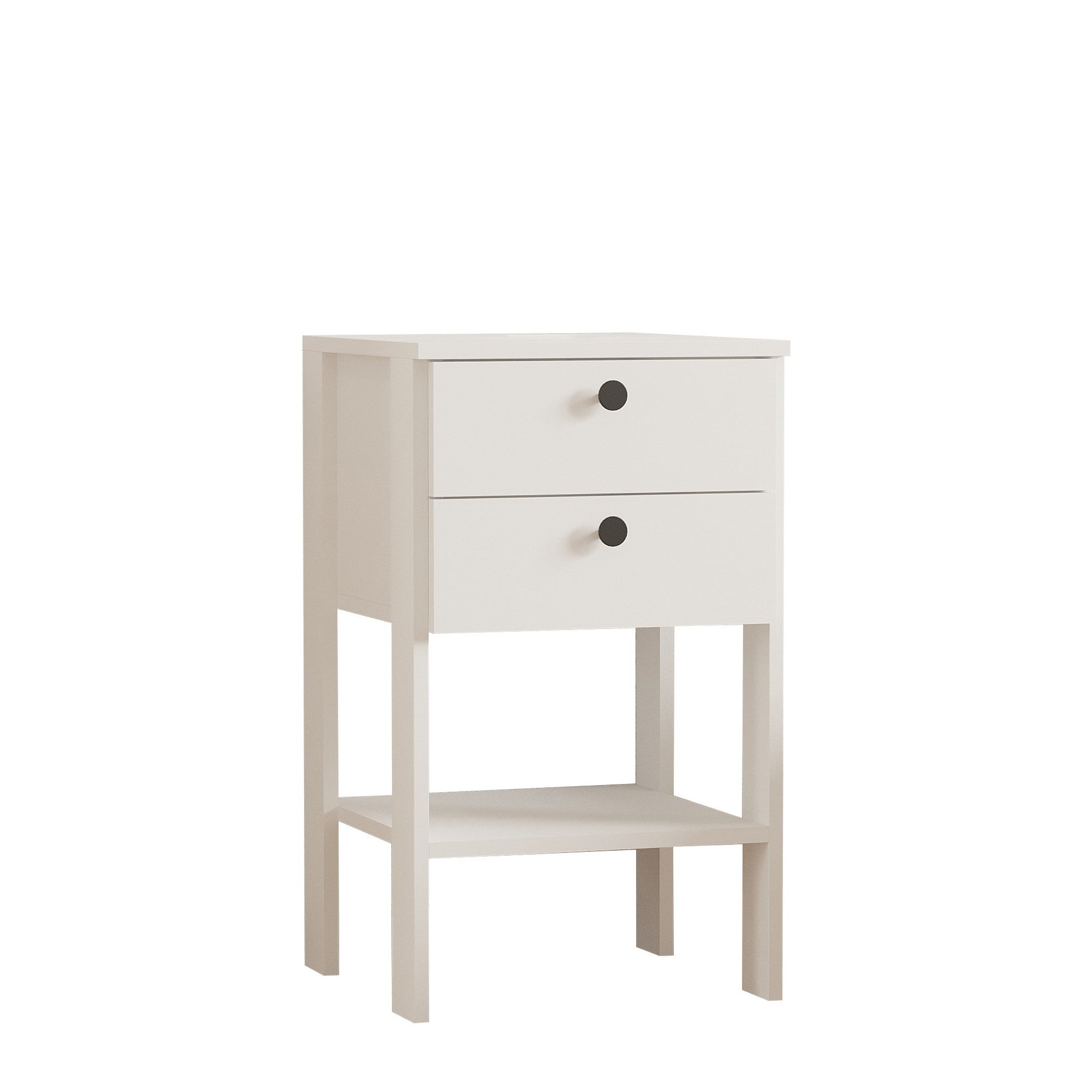 La table de nuit Ruzisa - White v2