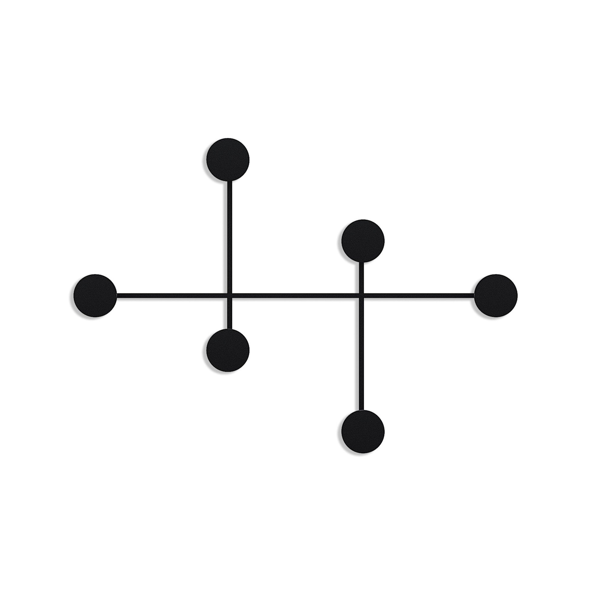 Crochet mural en métal Dama