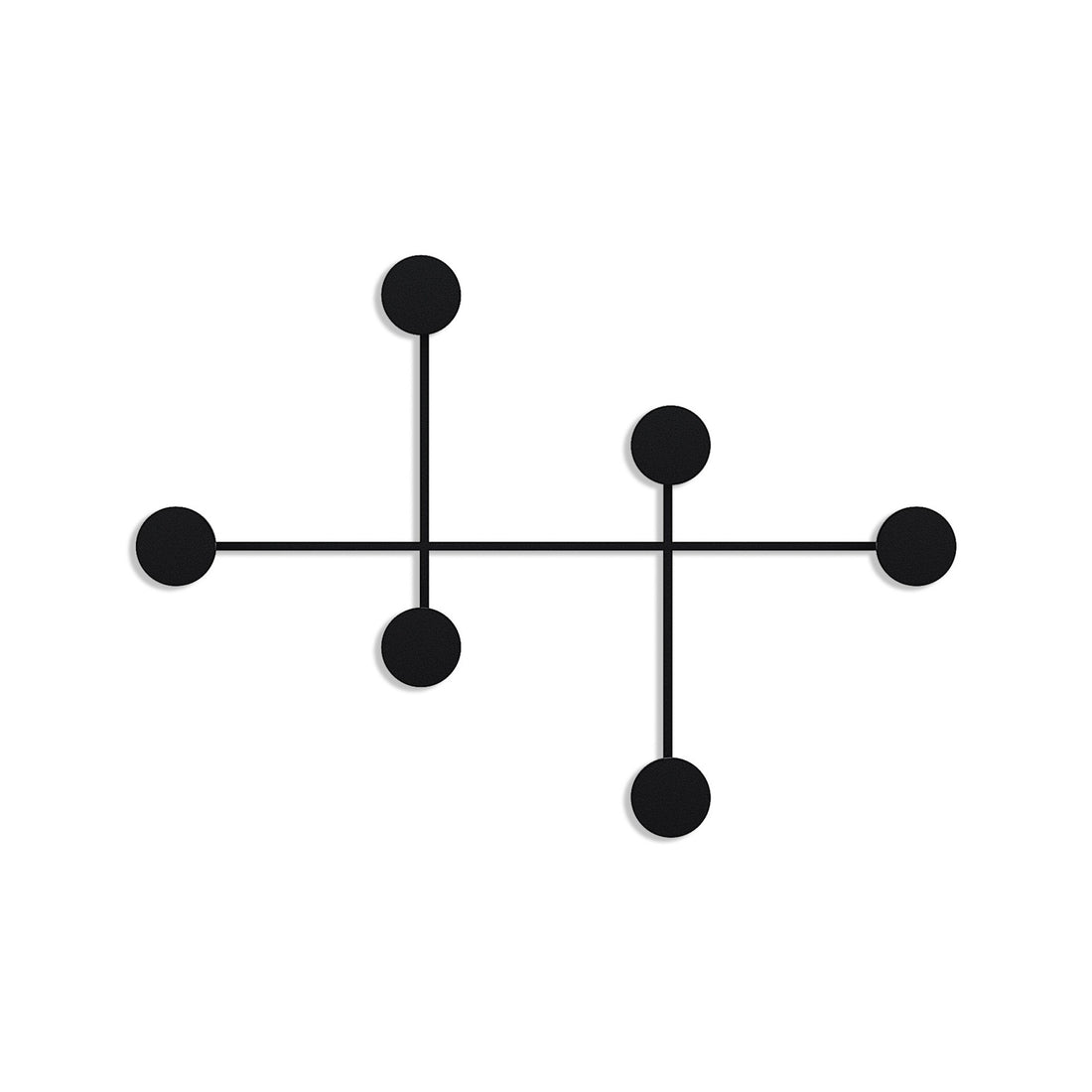 Crochet mural en métal Dama