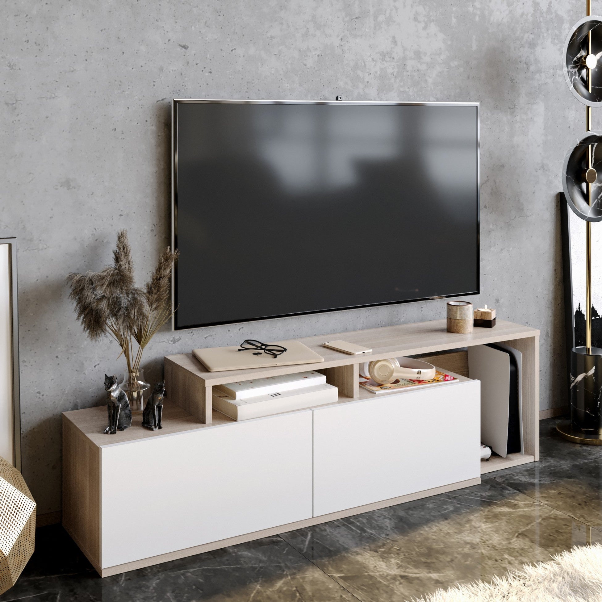 Meuble TV Nexera - Cordoba, White