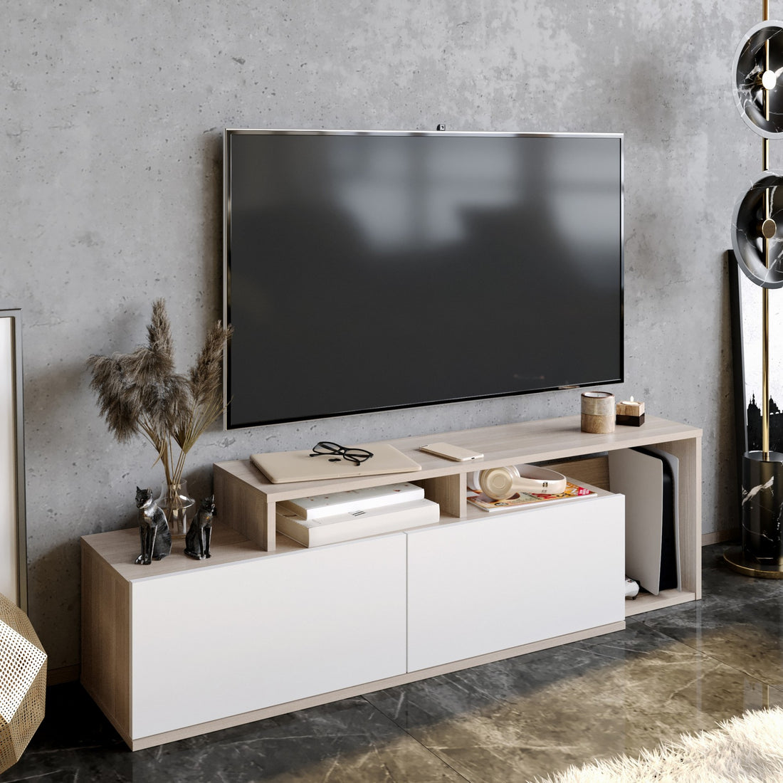 Meuble TV Nexera - Cordoba, White