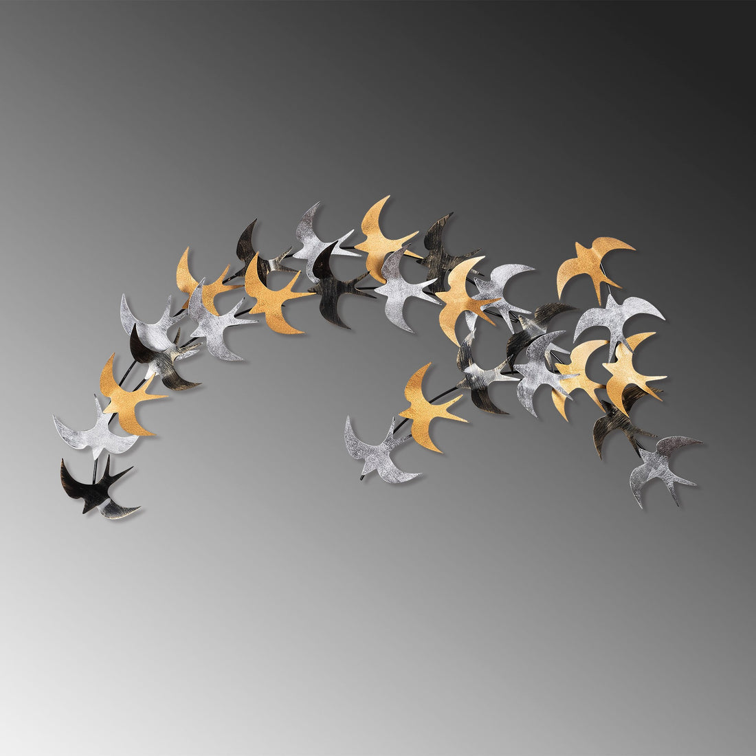 Accessoire mural en métal décoratif Kirlangiç