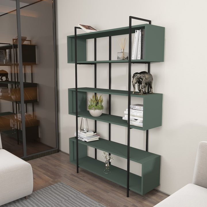 Étagère à livres Bruti - Green, Black