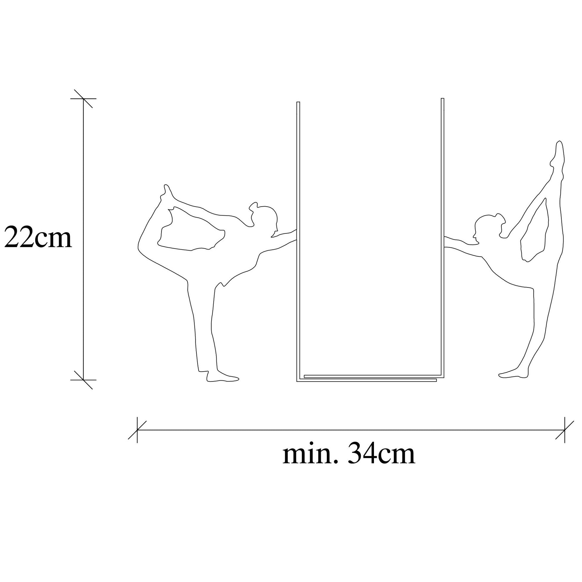 Serre-livres en métal Kitap tutucu 8 - Black