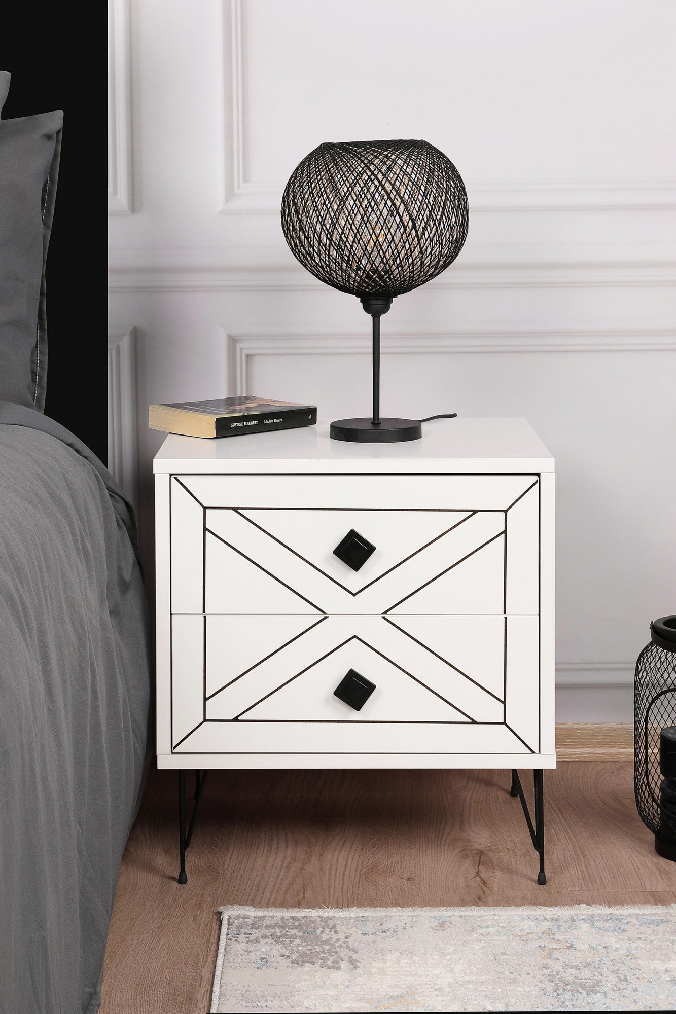 Table de chevet Luna - White
