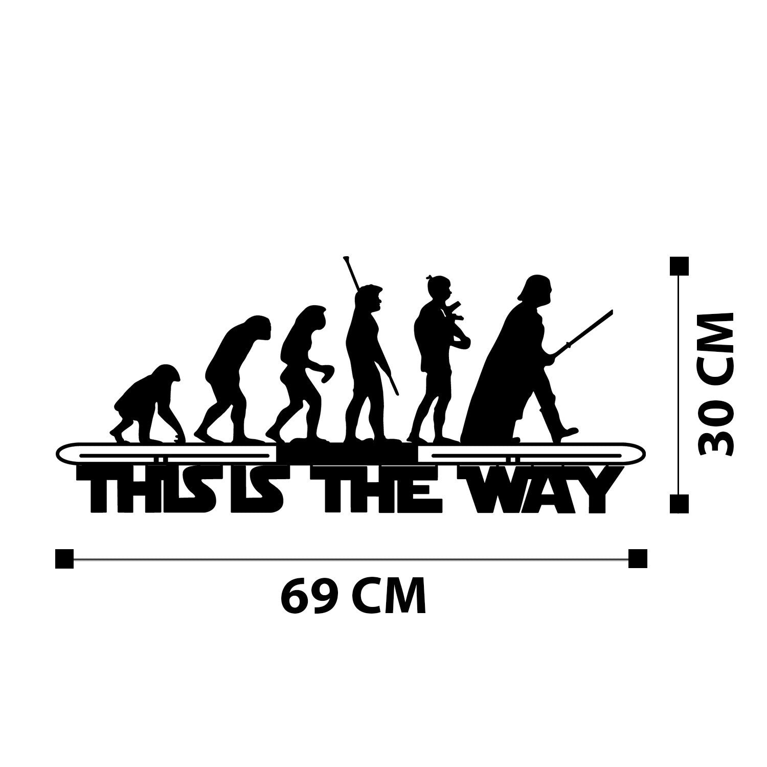 Accessoire mural en métal décoratif Evrim