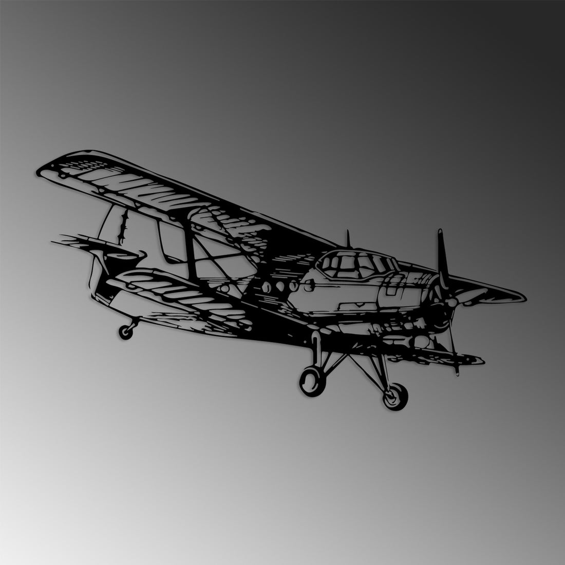 Accessoire mural en métal décoratif Aereo-1