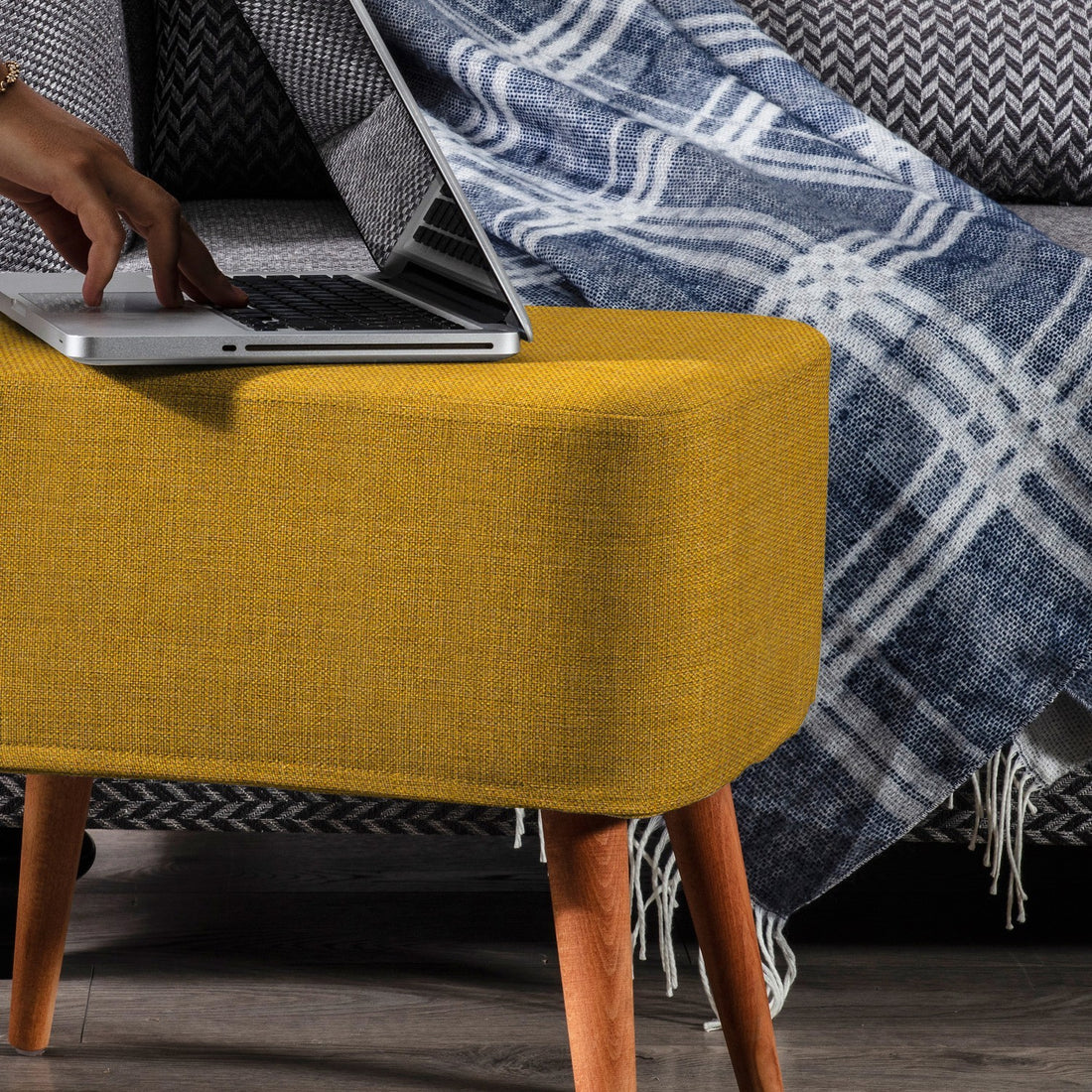 Albina Pouf jaune