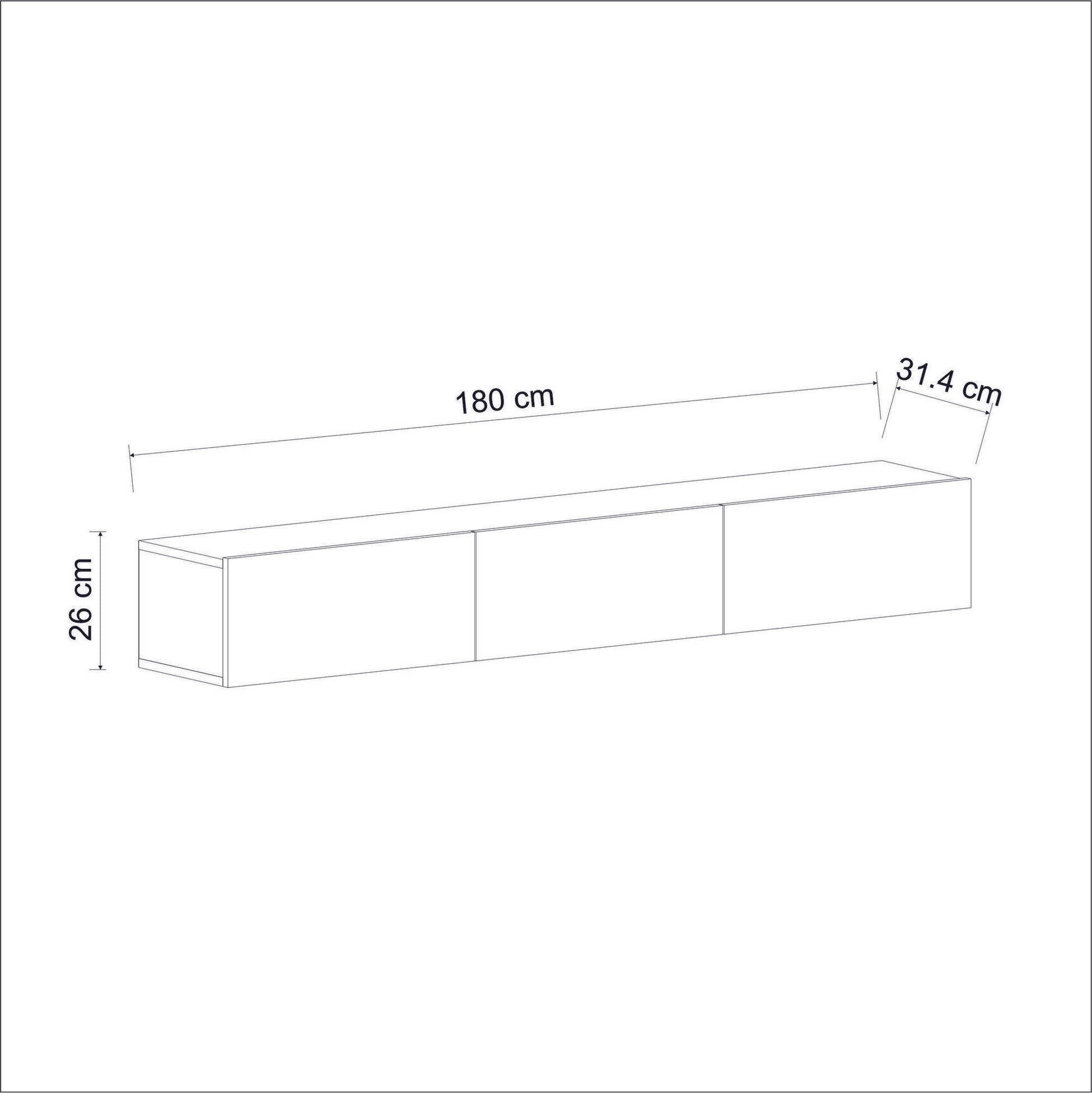 Meuble TV Terra - Walnut