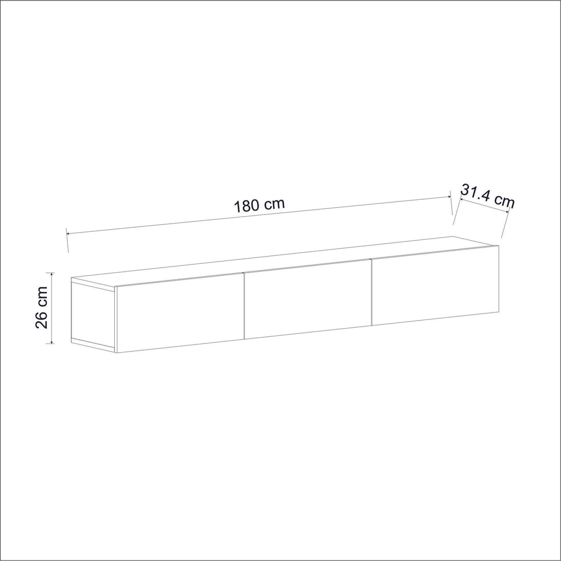 Meuble TV Terra - Walnut
