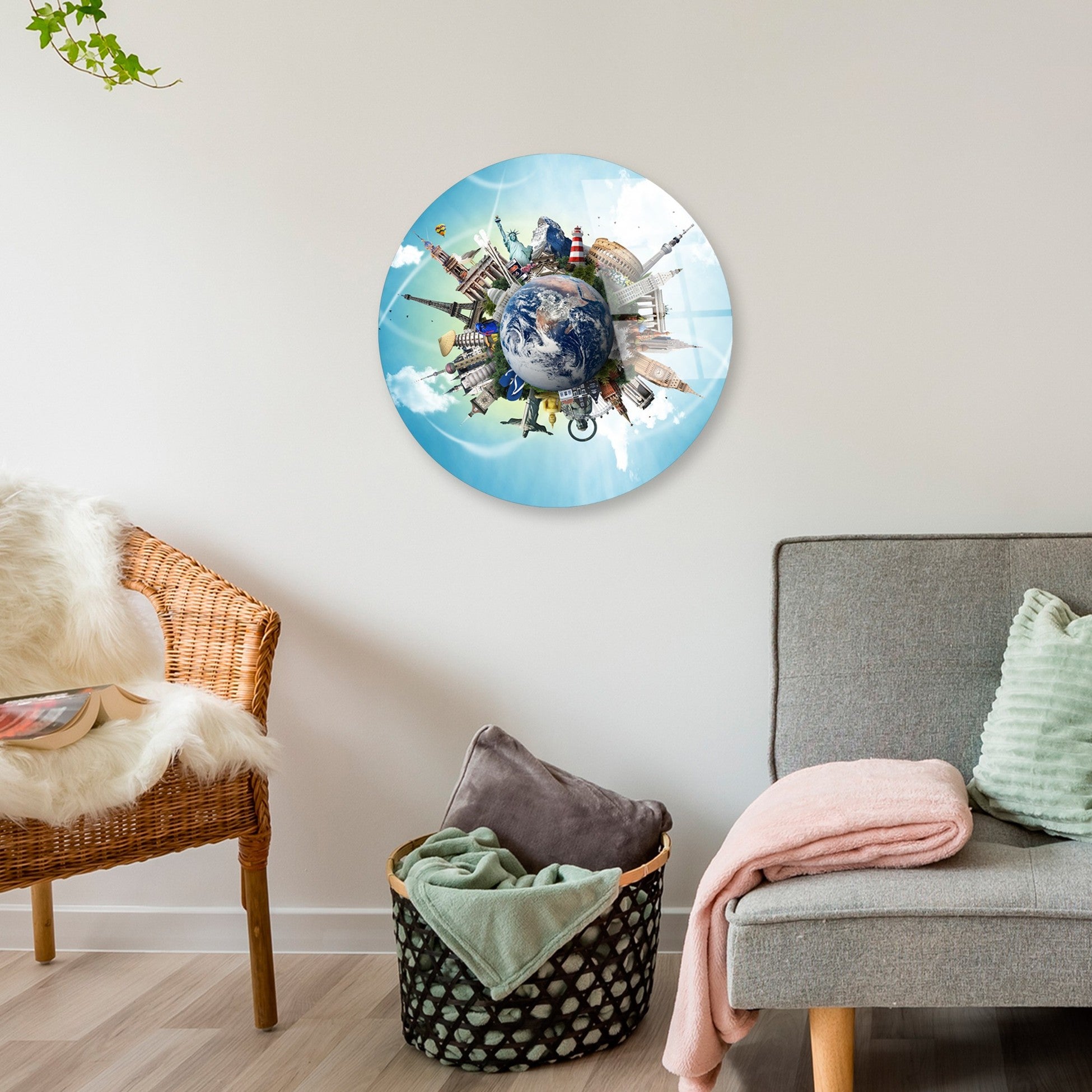 Peinture en verre trempé décoratif UV-1149