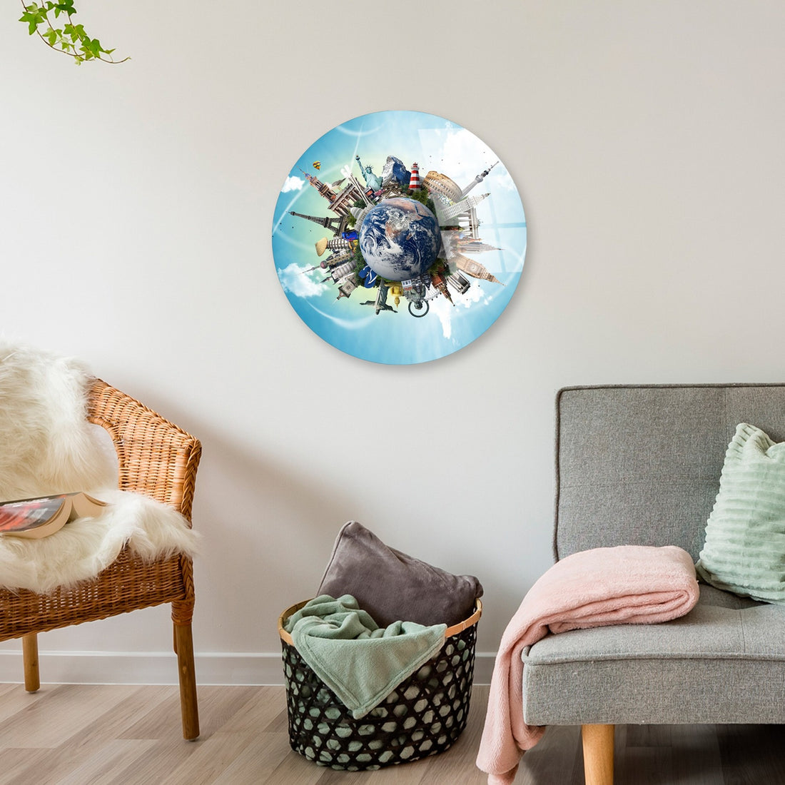 Peinture en verre trempé décoratif UV-1149