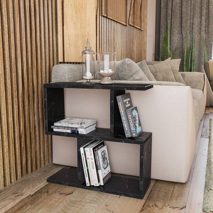 Table d'appoint Life - Black,
Marble