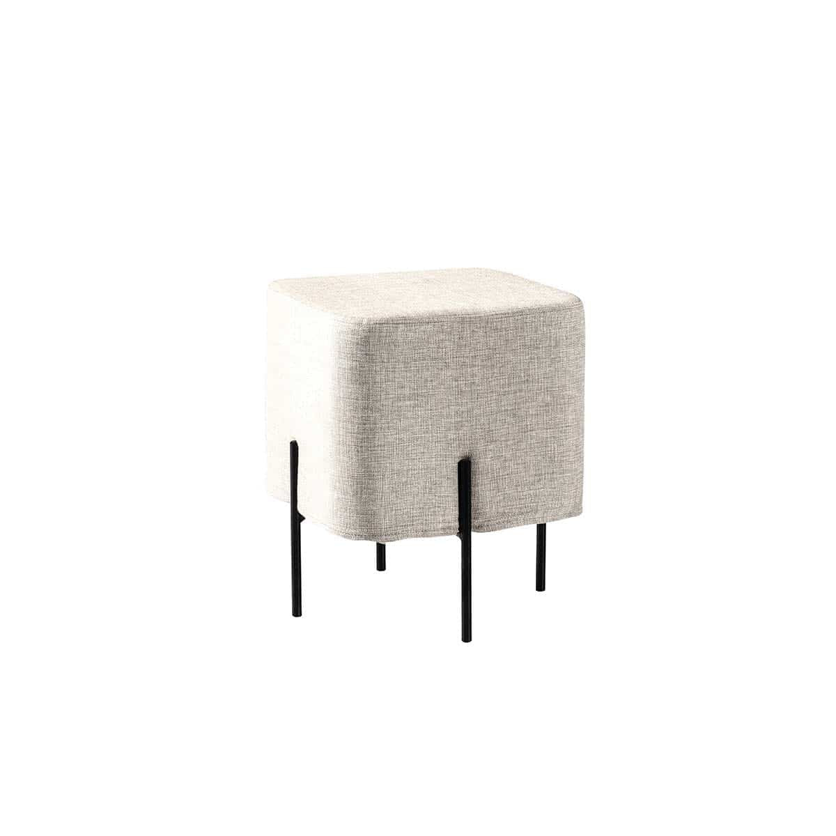Mono Pouf Blanc