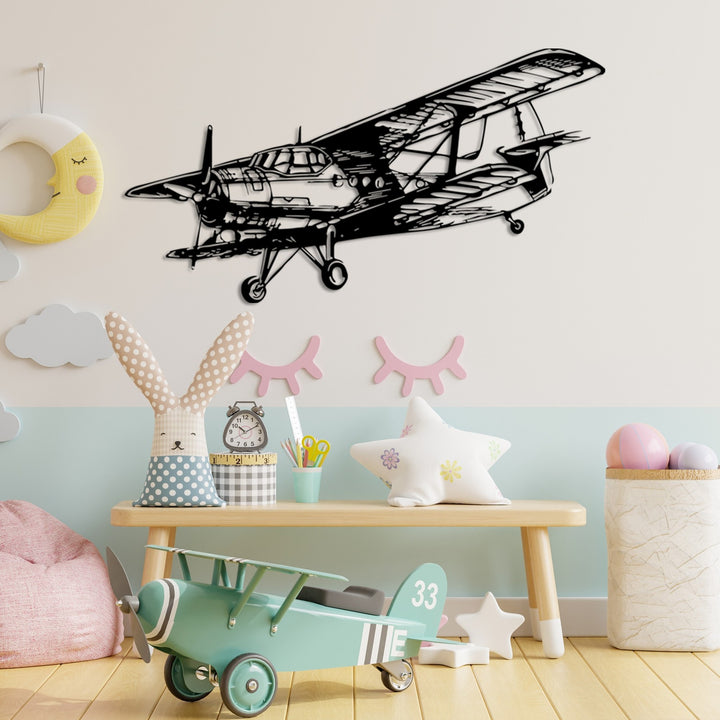 Accessoire mural en métal décoratif Aereo-1