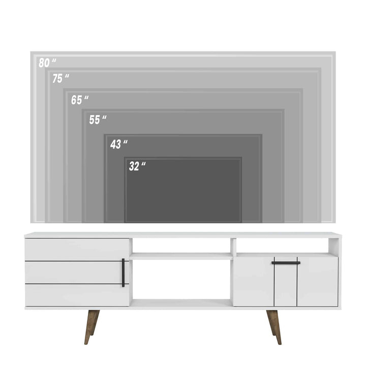 Termini Meuble Tv blanc 179,5x63,2cm