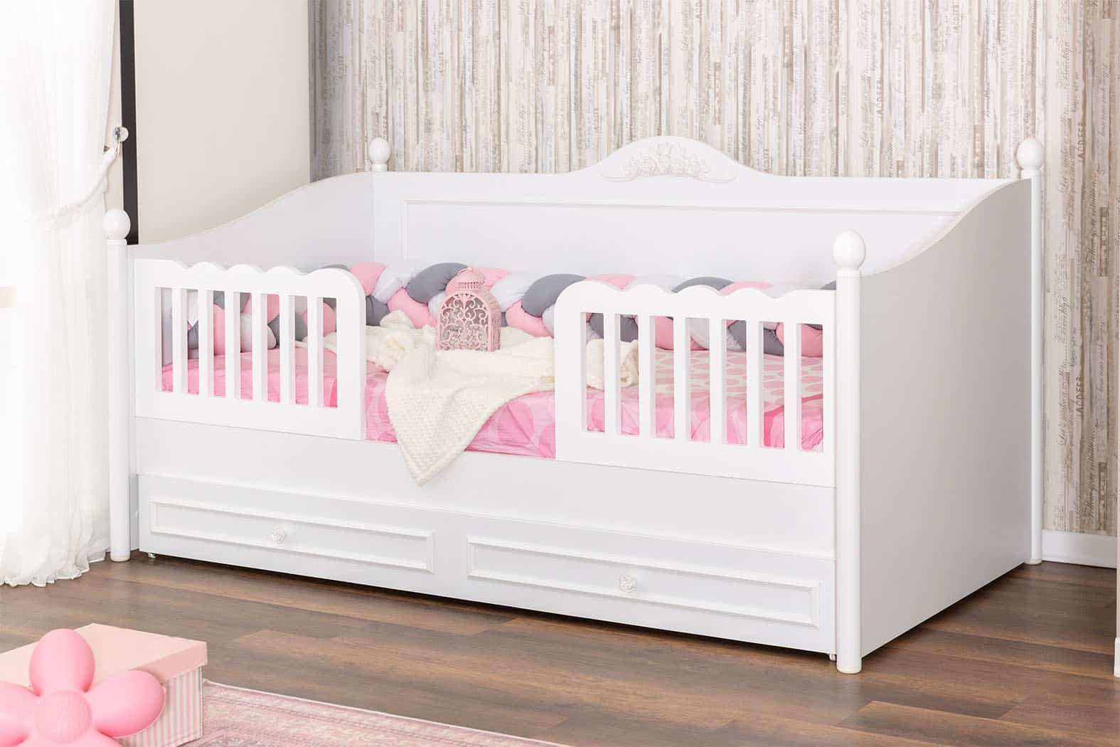 Siena Sultan Lit Montessori Avec Rangement 100x200