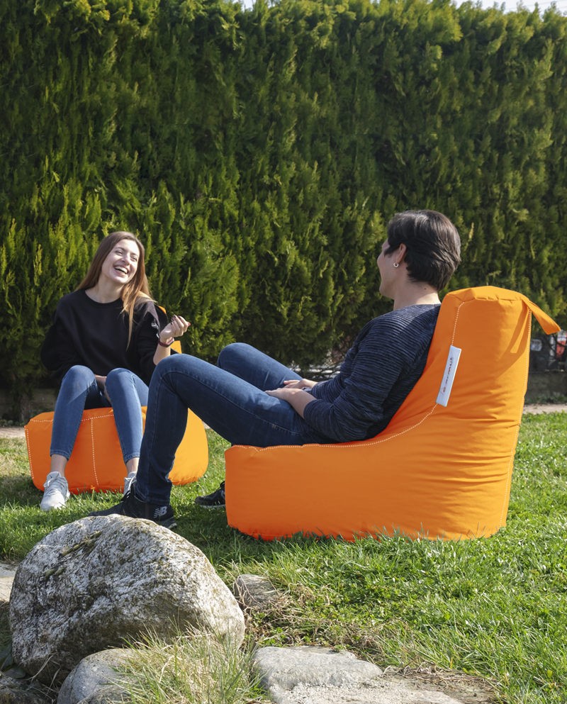 Pouf de jardin EVA Sport - Orange