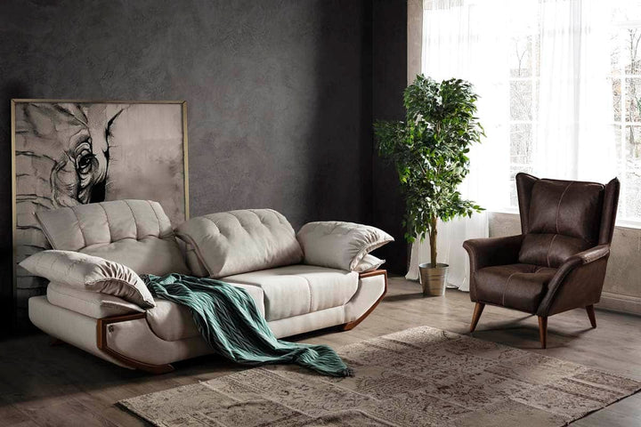 Relax Canapé 3 Places Blanc