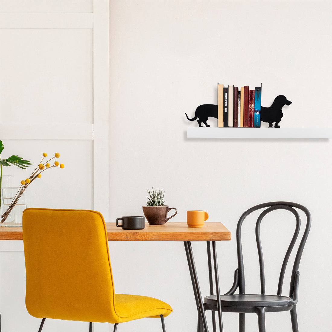 Serre-livres en métal Kitap tutucu 4 - Black