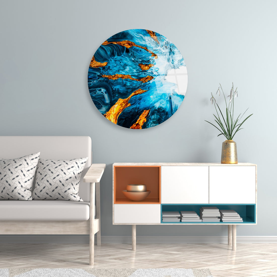 Peinture en verre trempé décoratif UV-1130