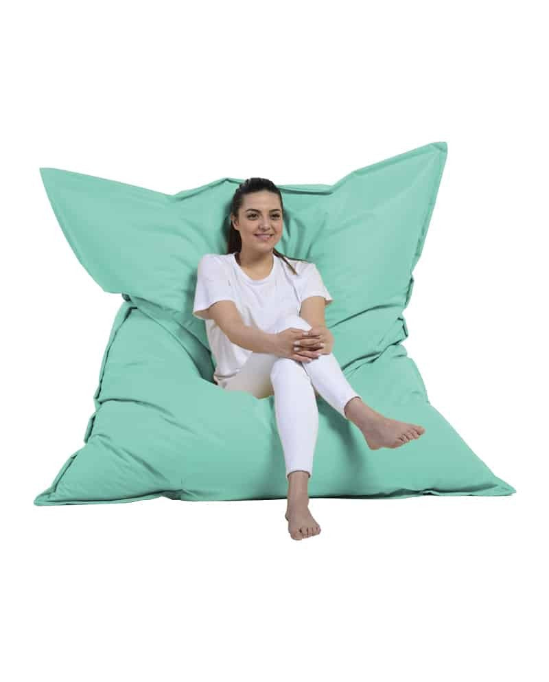 Coussin de sol Axina 140x180cm Tissu - XXL Pouf
