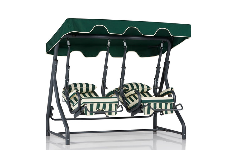 Jardin Double Swing Fix Daisy 2 - White, Green, Black