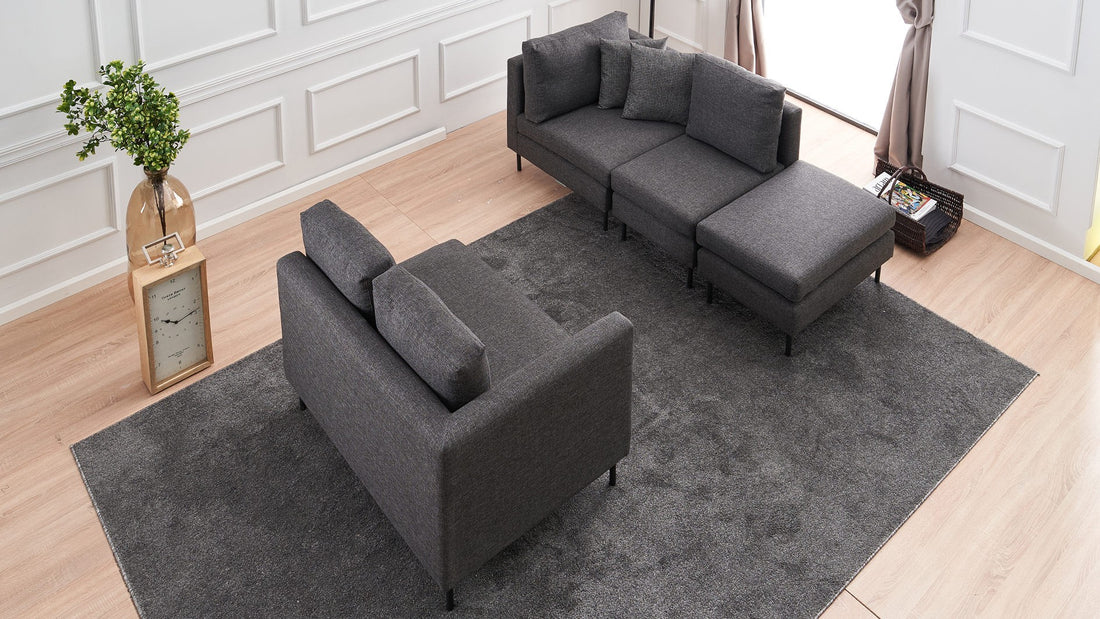 Canapé d'angle Mino - Anthracite