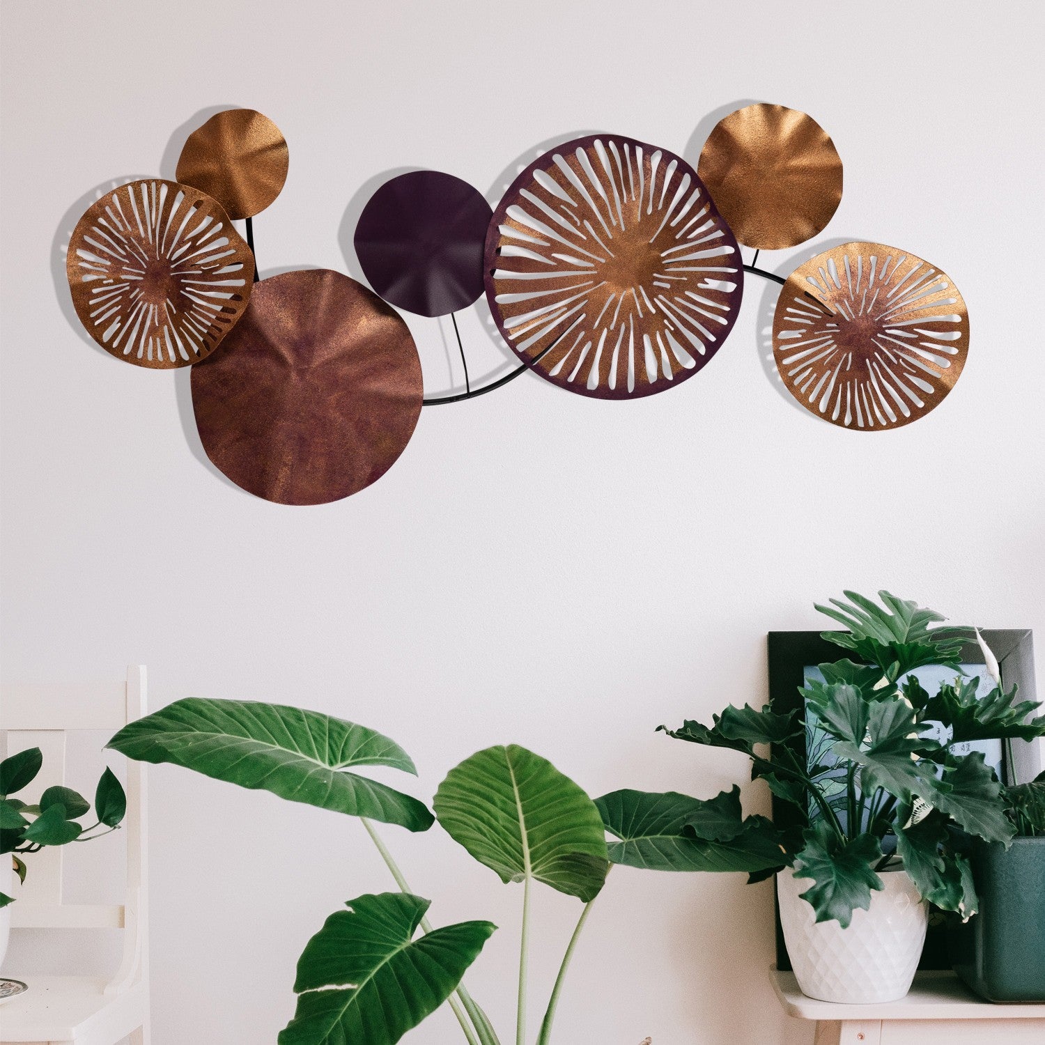 Accessoire mural en métal décoratif Astrid - CH102-2