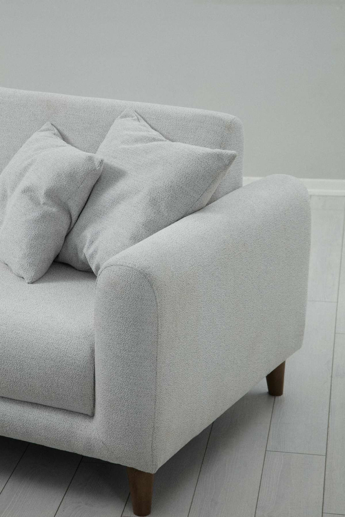 Sofa Sare 3+1 - Ares White, Dark Grey