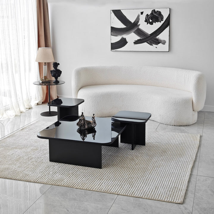 Ensemble de table basse Jazz - Black, Fume