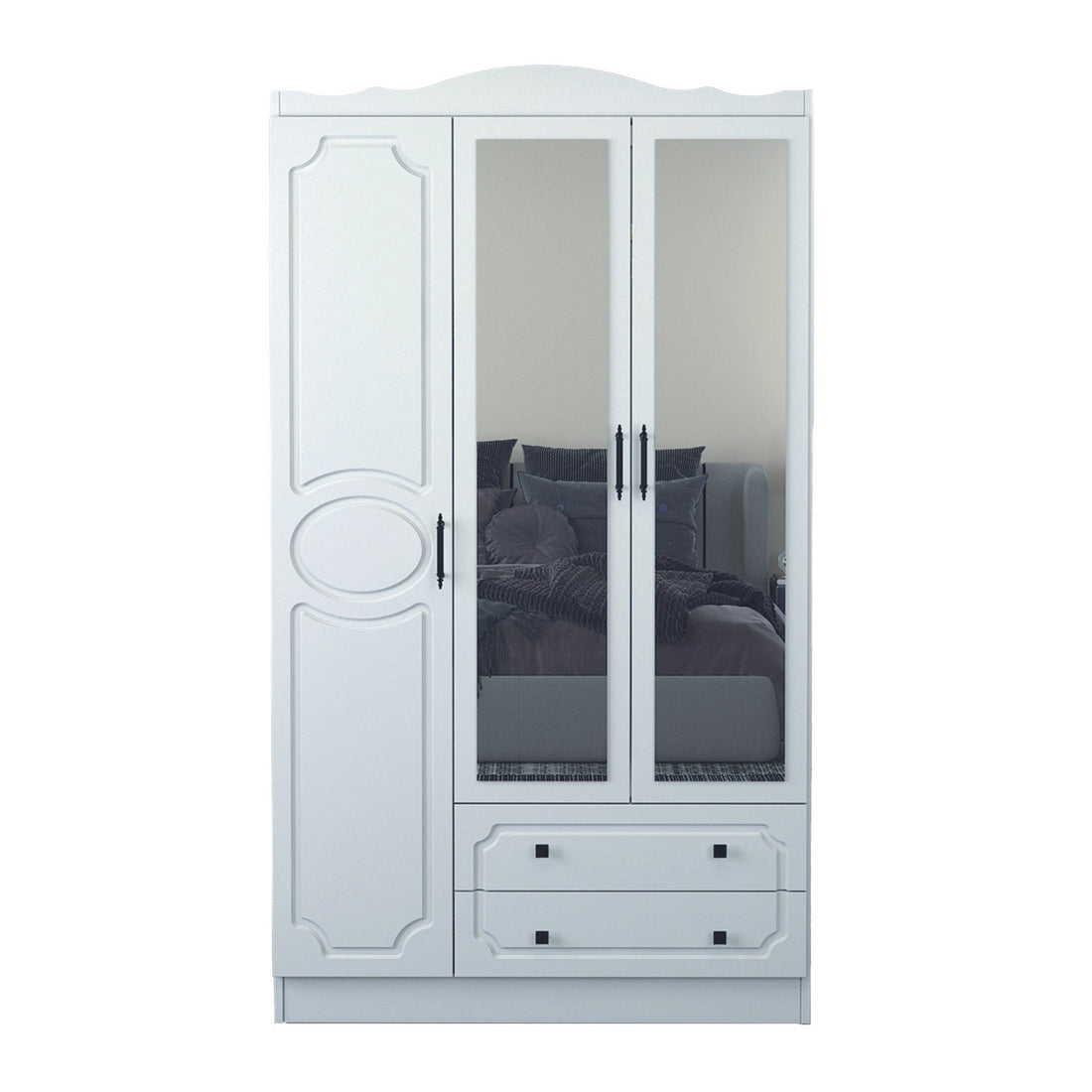Ensemble de chambres jeunes Mihra 209 - White