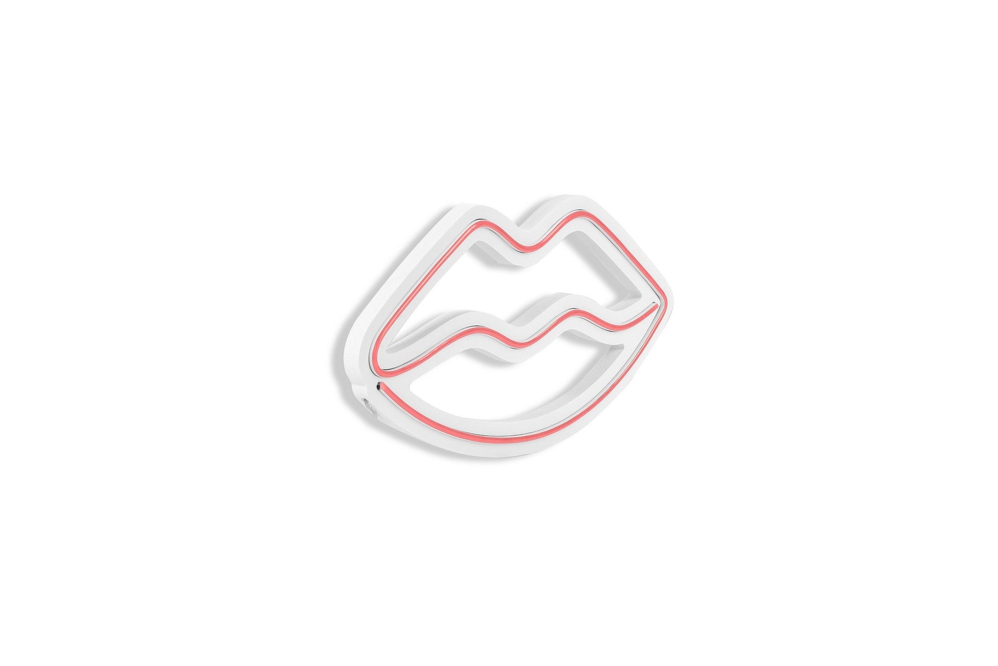 Éclairage LED en plastique décoratif Lips - Pink