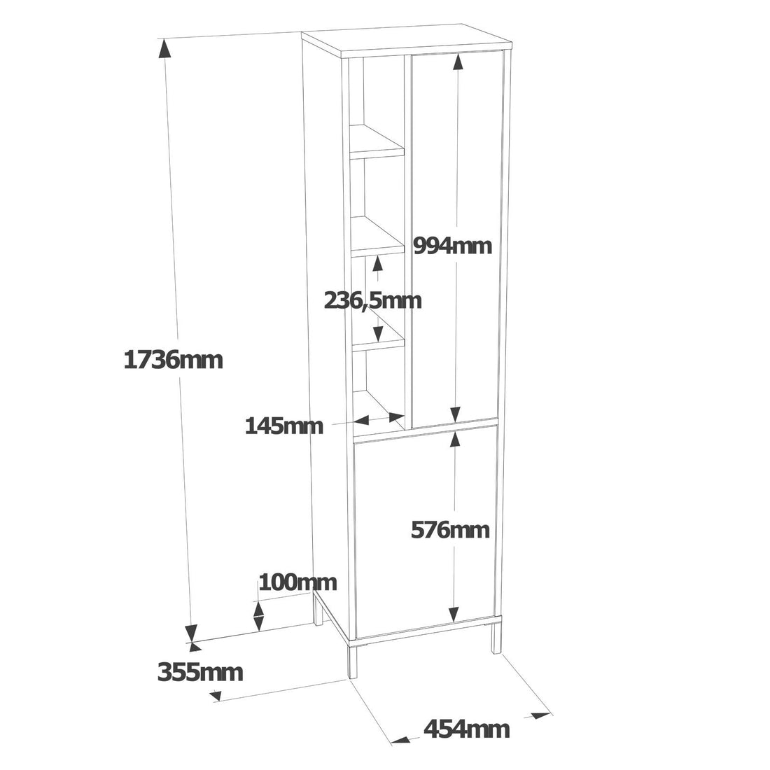 Armoire à plusieurs usage VI2-WK