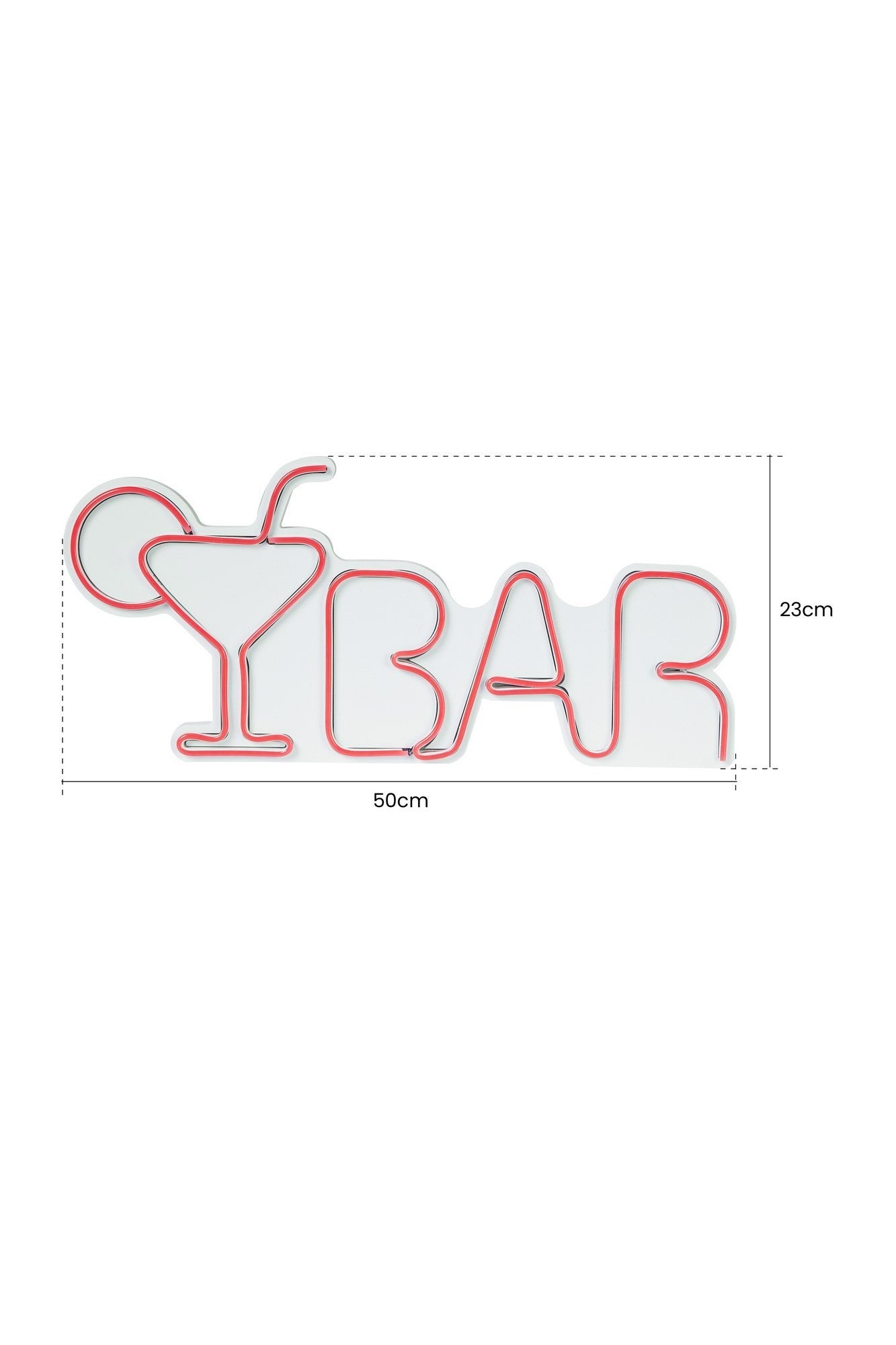 Éclairage LED en plastique décoratif Bar - Pink