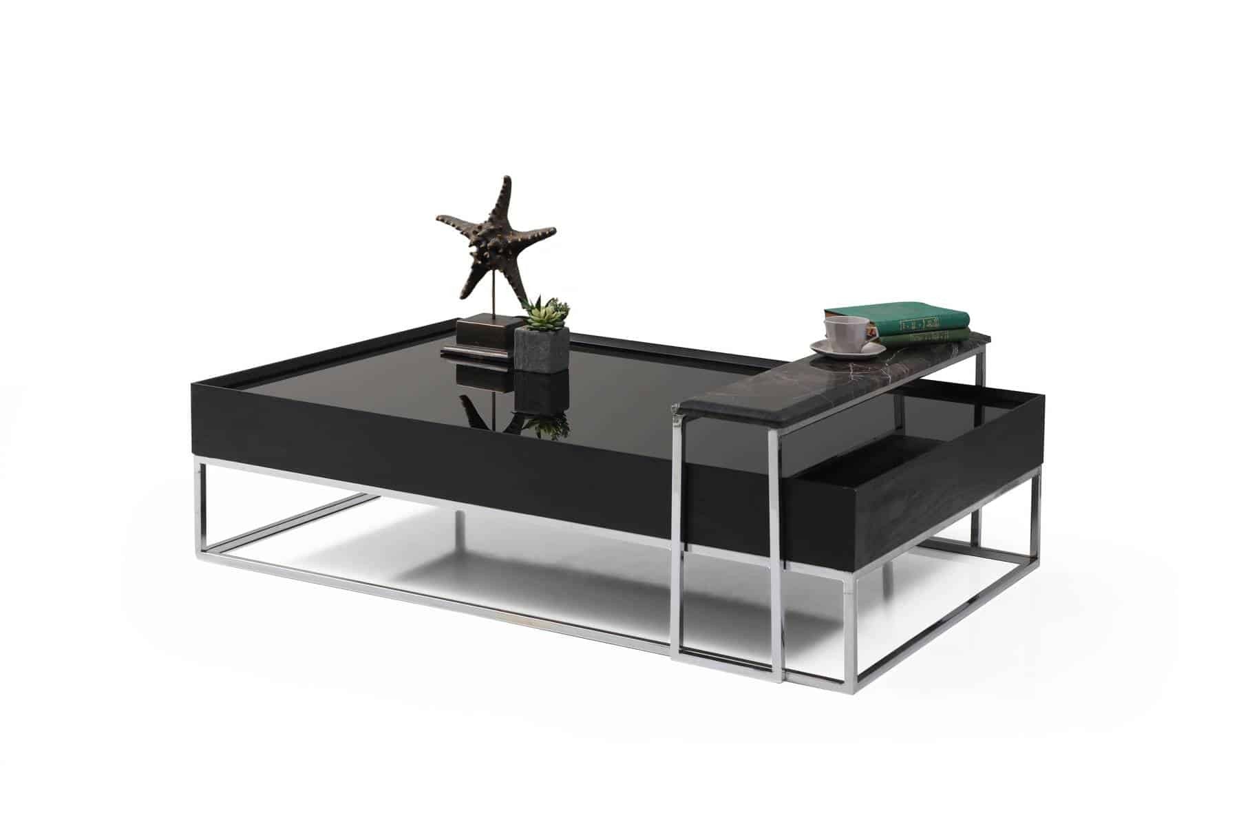 Crown table basse (noire)