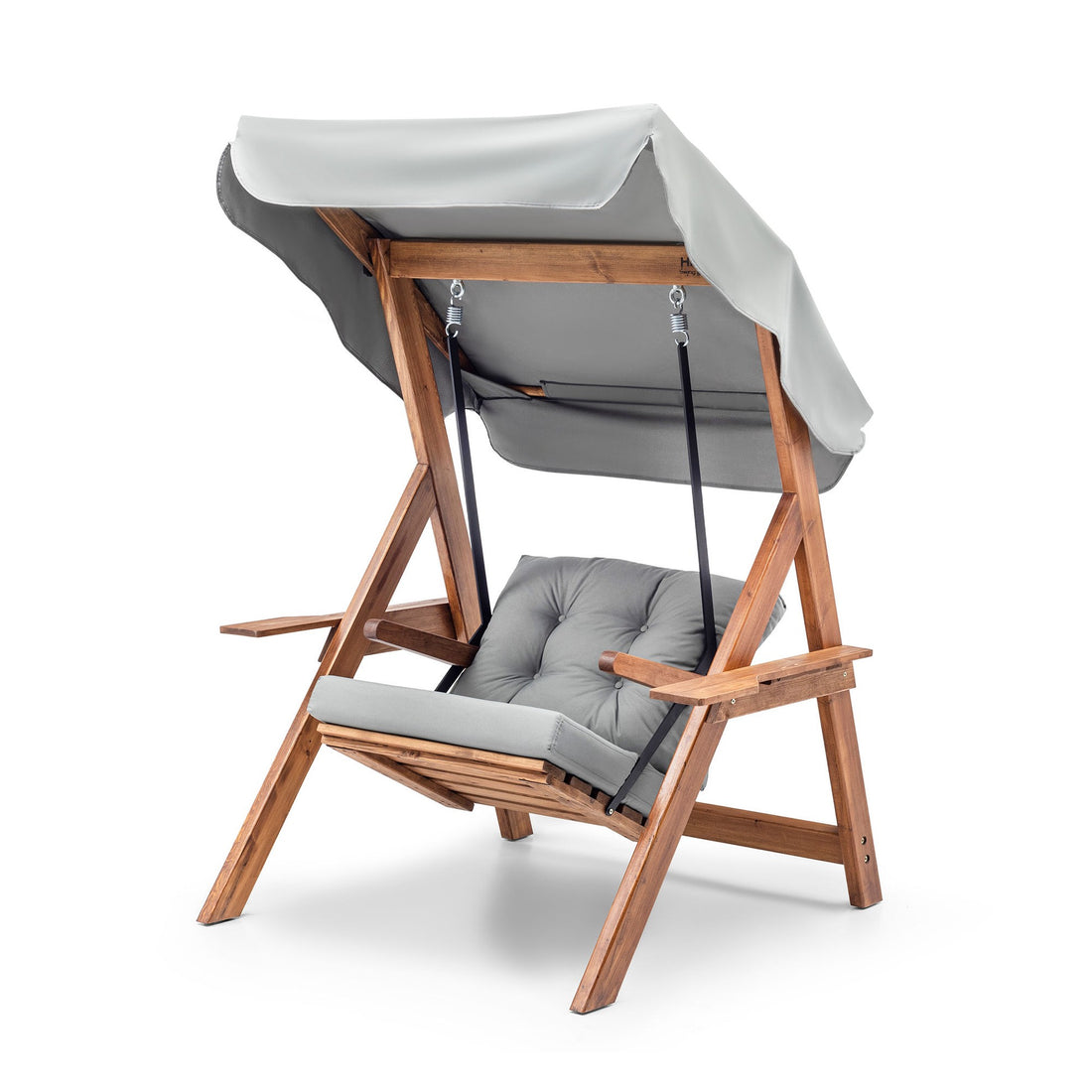 Chaise de balançoire unique de jardin Galata Swing S1 - Grey